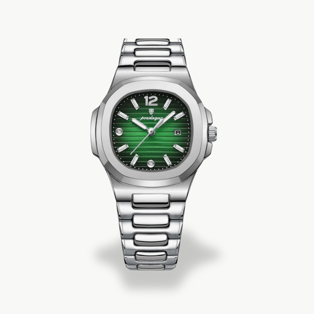 Men's Silver Band Watch | Luxenique
