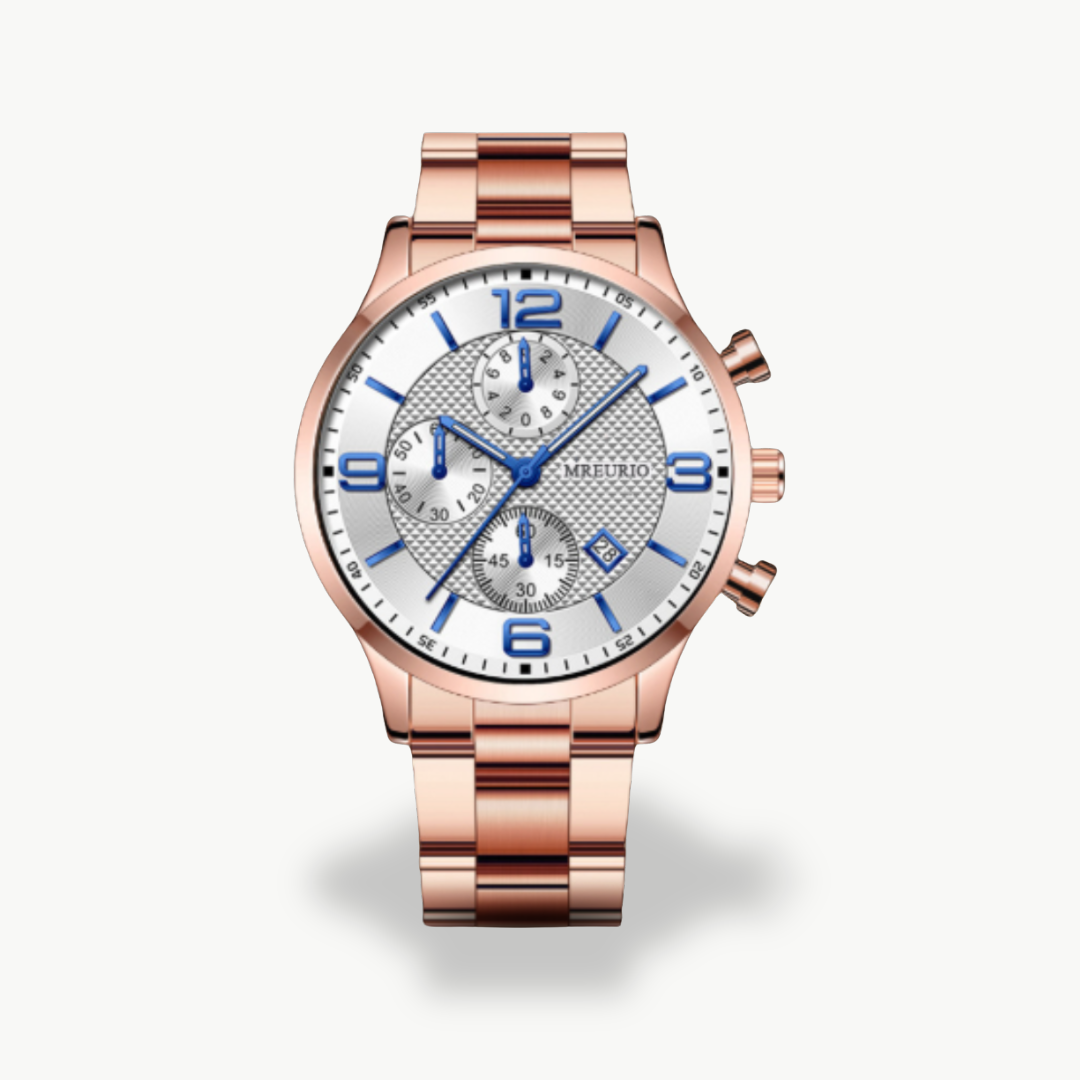Men's Luxury Fashion Chronograph Watch - Stainless Steel | Luxenique