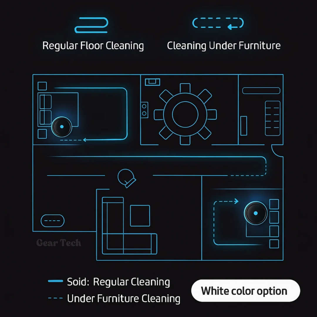 Autonomous Robot Vacuum and Mop | Luxenique