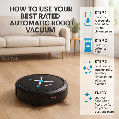 Autonomous Robot Vacuum and Mop | Luxenique