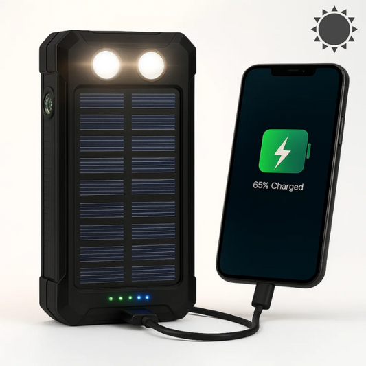 Solar Power Bank 50000 mAh con doppia porta USB e protezione IP44 | Luxenique