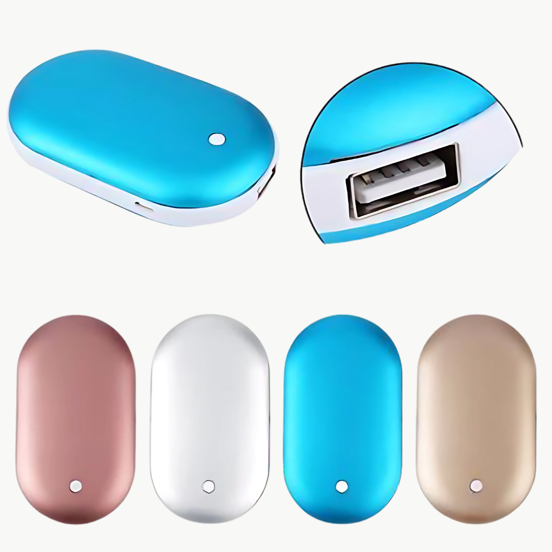 Rechargeable Hand Warmer & Power Bank with USB-C Charging | Luxenique
