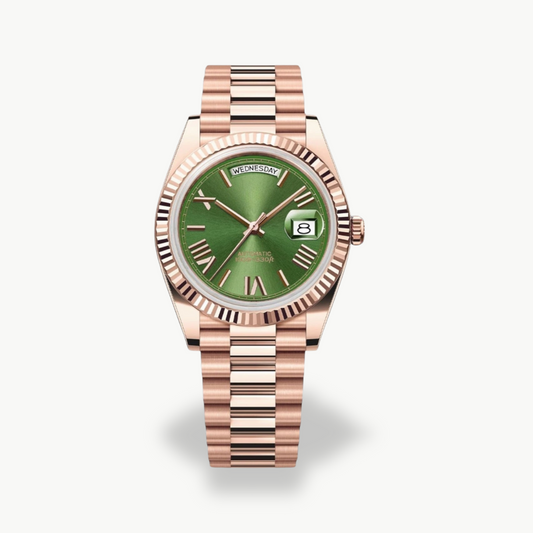 Men's Automatic Watch with Metal Band