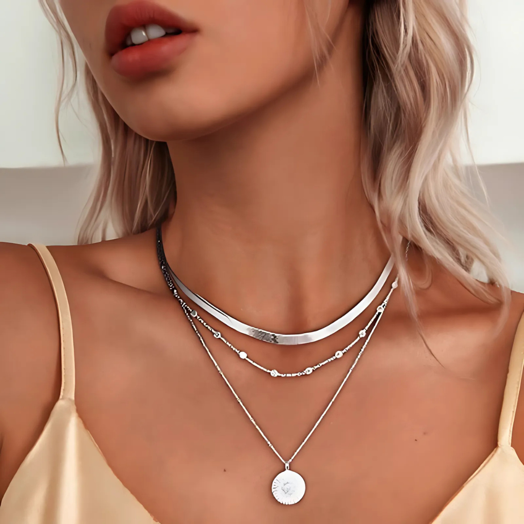 Sterling Silver Chain Necklace | Luxenique