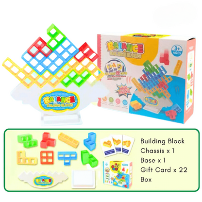 Tetritopple Wobble Stack Game for Kids and Families | Luxenique