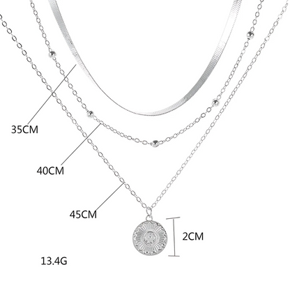 Sterling Silver Chain Necklace | Luxenique