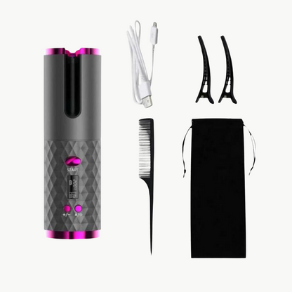 Cordless Automatic Hair Curler | Luxenique