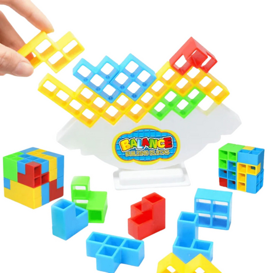 Tetritopple Wobble Stack Game for Kids and Families | Luxenique