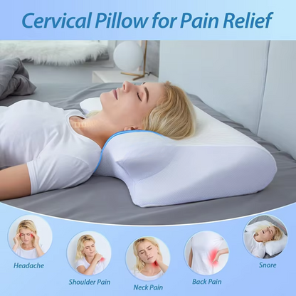 Cervical Support Pillow with Ergonomic Orthopedic Design | Luxenique