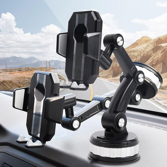 Car Phone Mount with High-Adhesion Suction and One-Touch Release | Luxenique