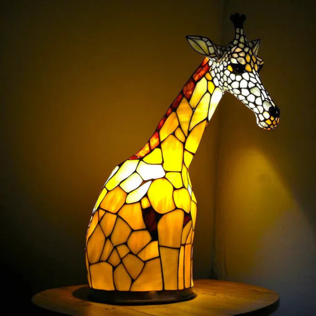 Animal Table Lamp –Stained Glass Style | Luxenique