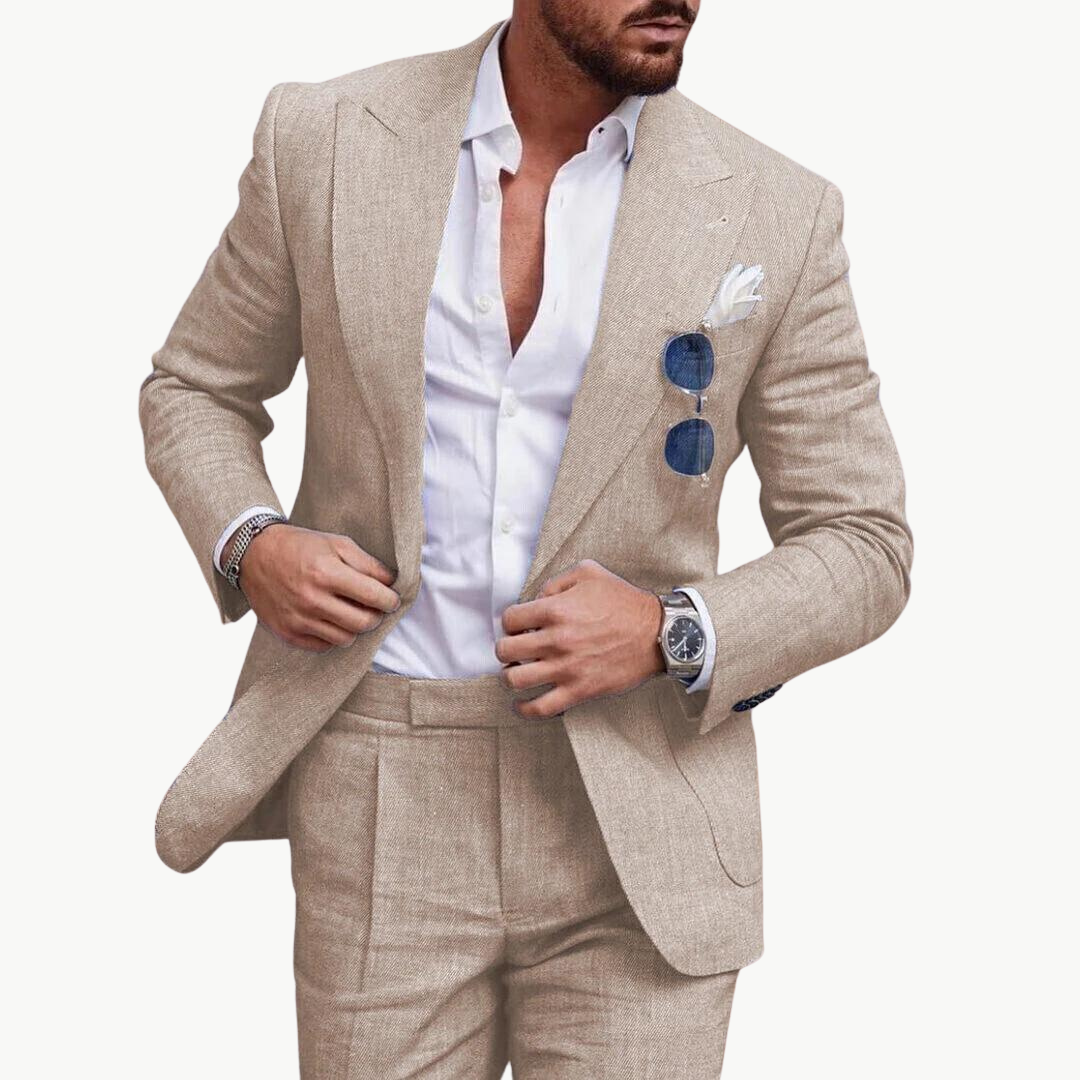 Linen Suit for Men | Luxenique