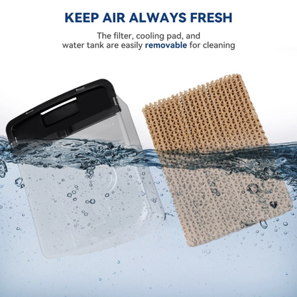 Portable Air Cooler with Remote Control and 4L Tank | Luxenique
