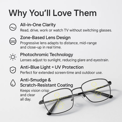 Progressive Lenses for Seamless Vision | Luxenique
