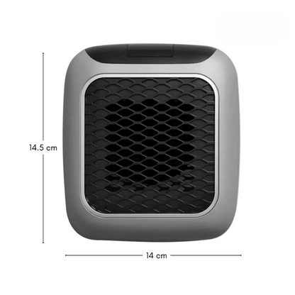 HEATPOD Wall-Mounted Portable Heater – Adjustable Temperature & Timer | Luxenique
