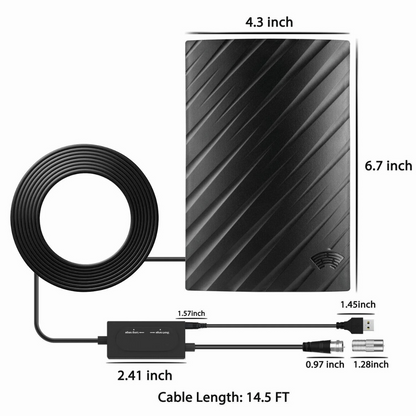 HDTV Antenna with 600-Mile Reception Range | Luxenique