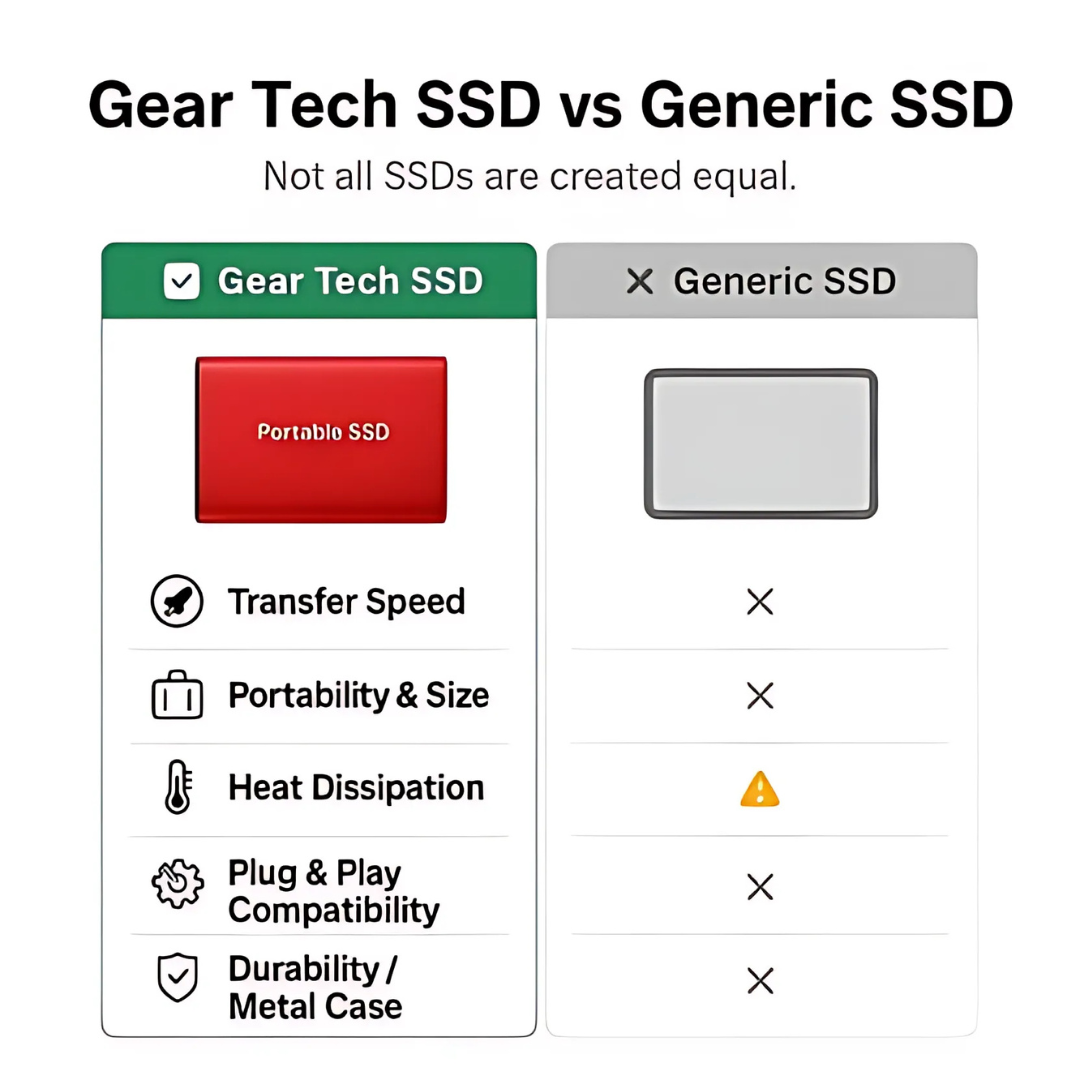 External SSD Hard Drive USB 3.1 | Luxenique