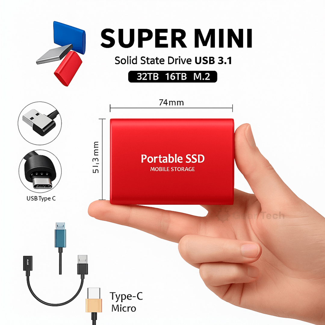 External SSD Hard Drive USB 3.1 | Luxenique