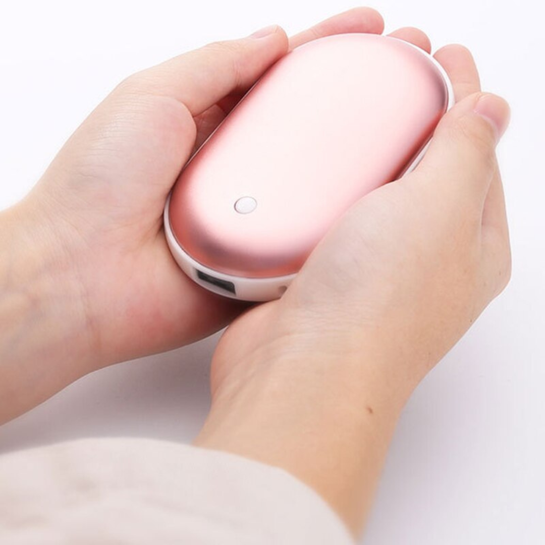 Rechargeable Hand Warmer & Power Bank with USB-C Charging | Luxenique