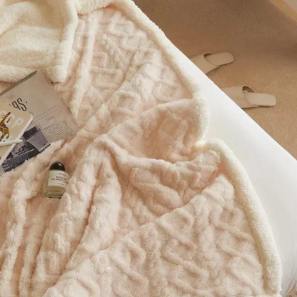 WarmWool Thick Lambswool Blanket – Winter Cozy Throw | Luxenique