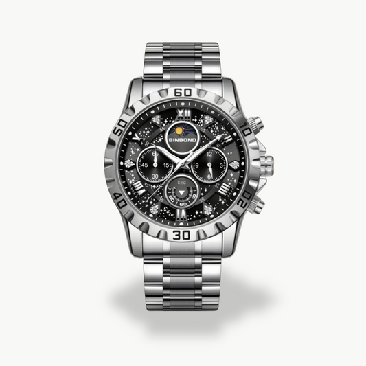 Men's Luxury Chronograph Watch - Stainless Steel | Luxenique