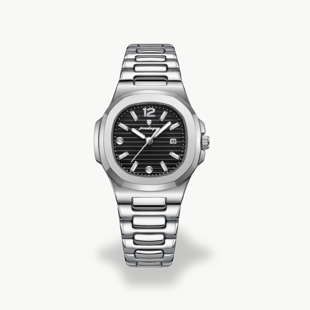 Men's Silver Band Watch | Luxenique