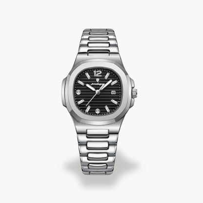Men's Silver Band Watch | Luxenique