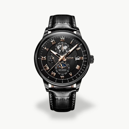 Men's Luxury Sun-Moon Watch | Luxenique