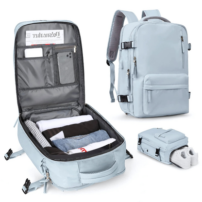 Waterproof Travel Backpack with USB Charger | Luxenique
