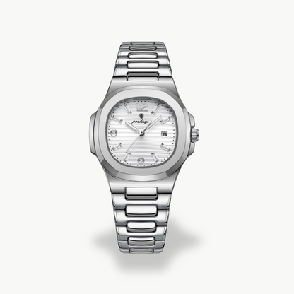 Men's Silver Band Watch | Luxenique